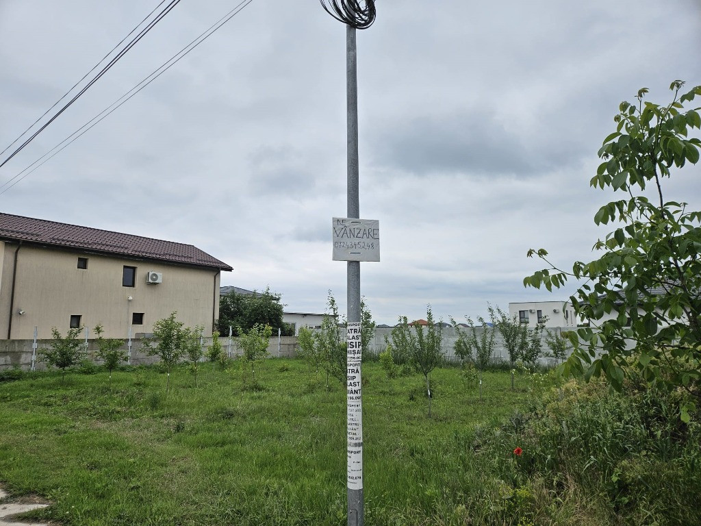 Teren intravilan 400mp construibil, utilitati, Ilfov, comuna Berceni