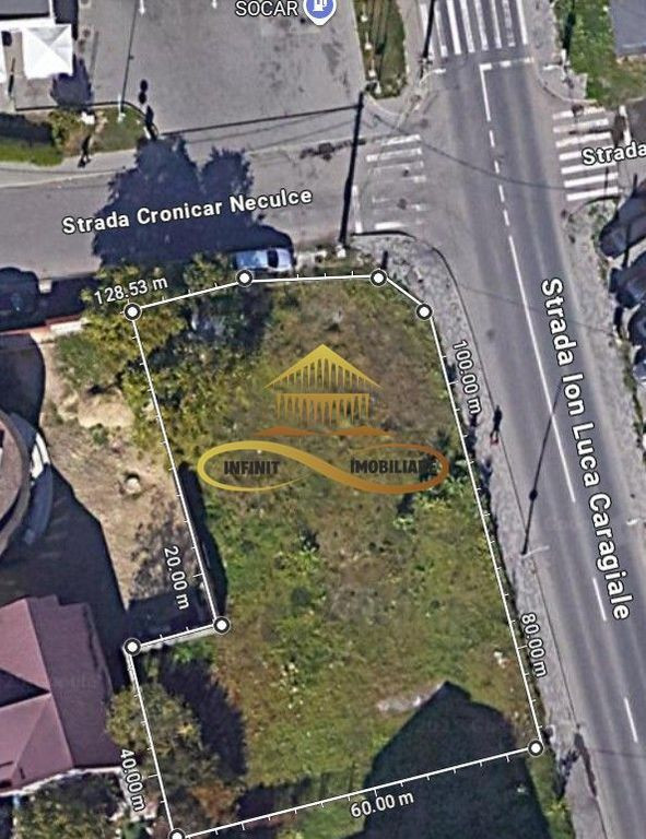 Teren intravilan in Bacau cu dublu front stradal dezvolta...