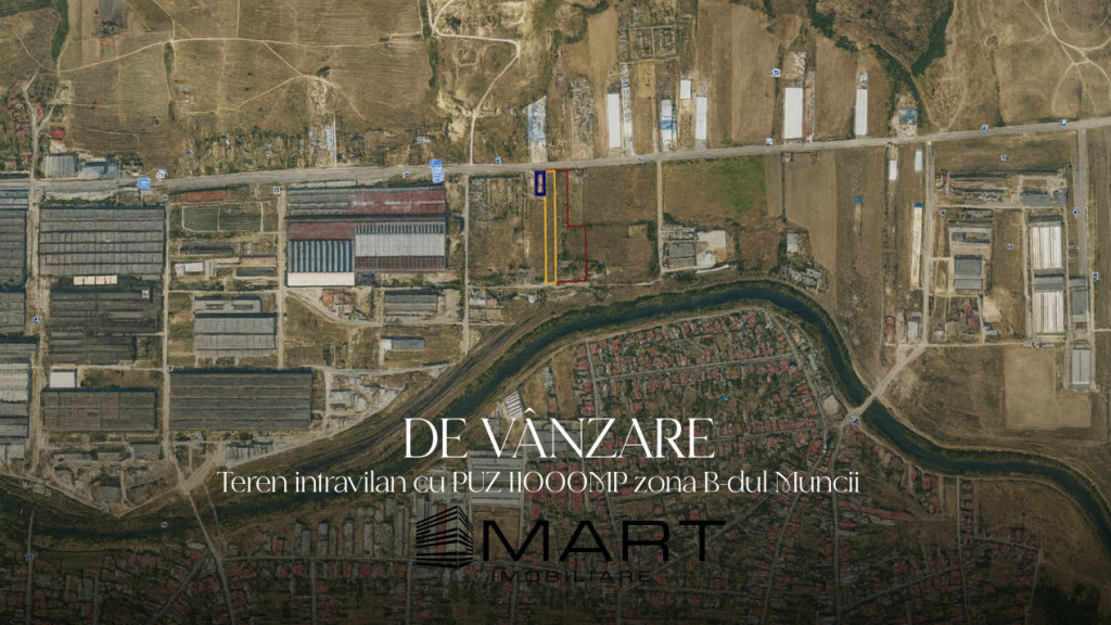 Teren intravilan 10800mp Blv. Muncii