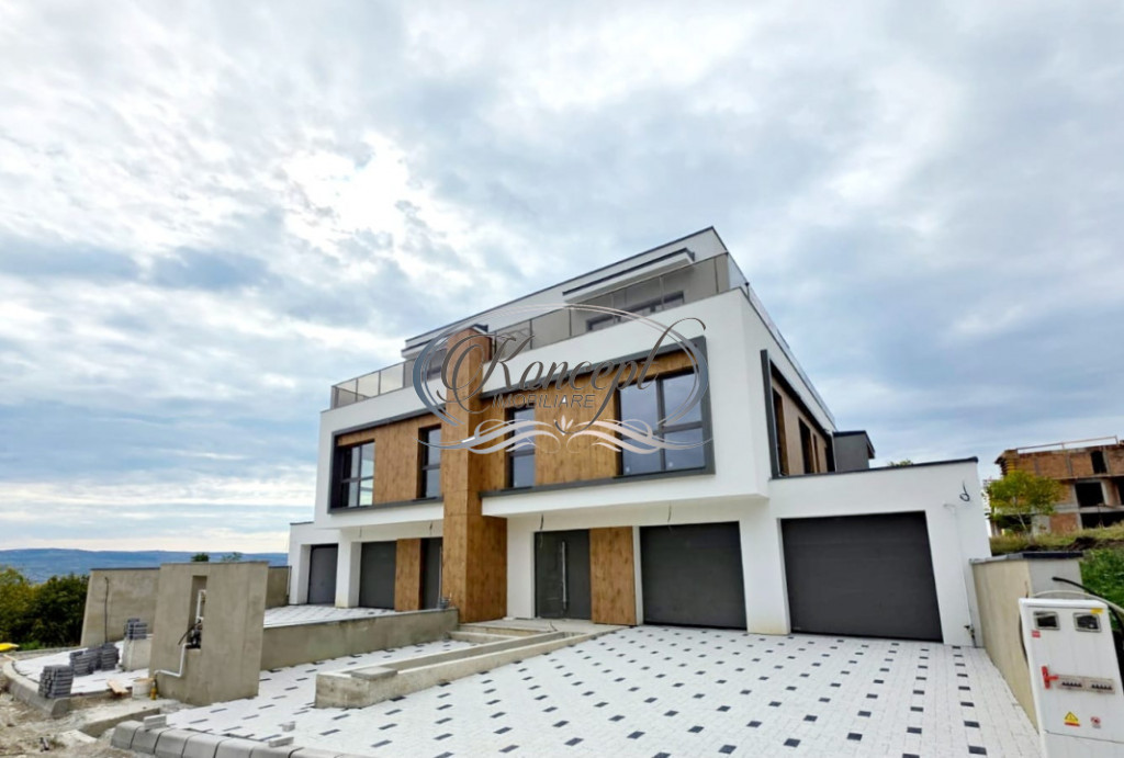 Duplex premium cu terasa rooftop si garaj in Voronet