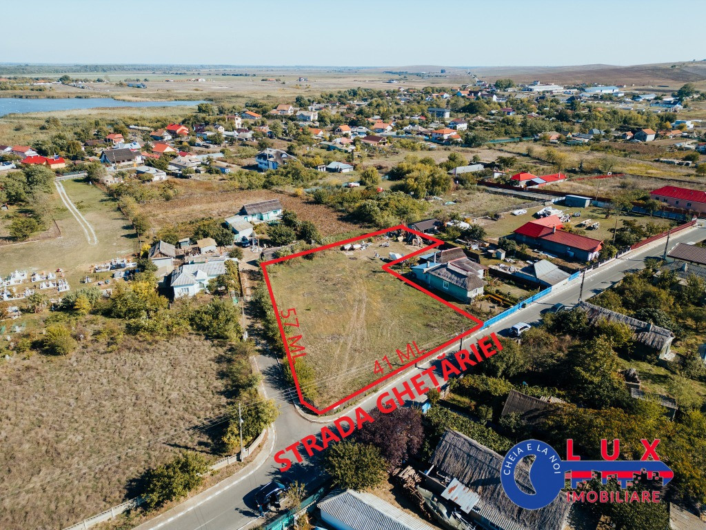 ID 7868 EXCLUSIVITATE - Teren intravilan în Murighiol