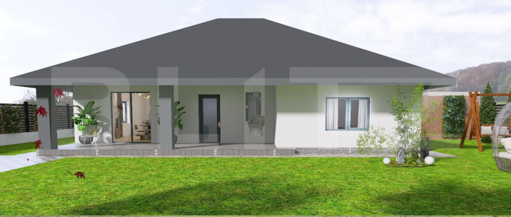 Casa moderna pe parter in Sanpetru,finisaje moderne,pregatit