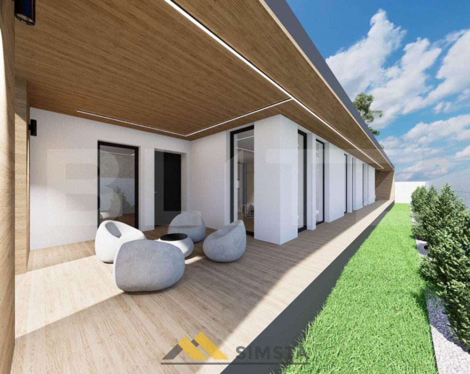 De vanzare casa moderna cu finisaje de lux pe un singur nive