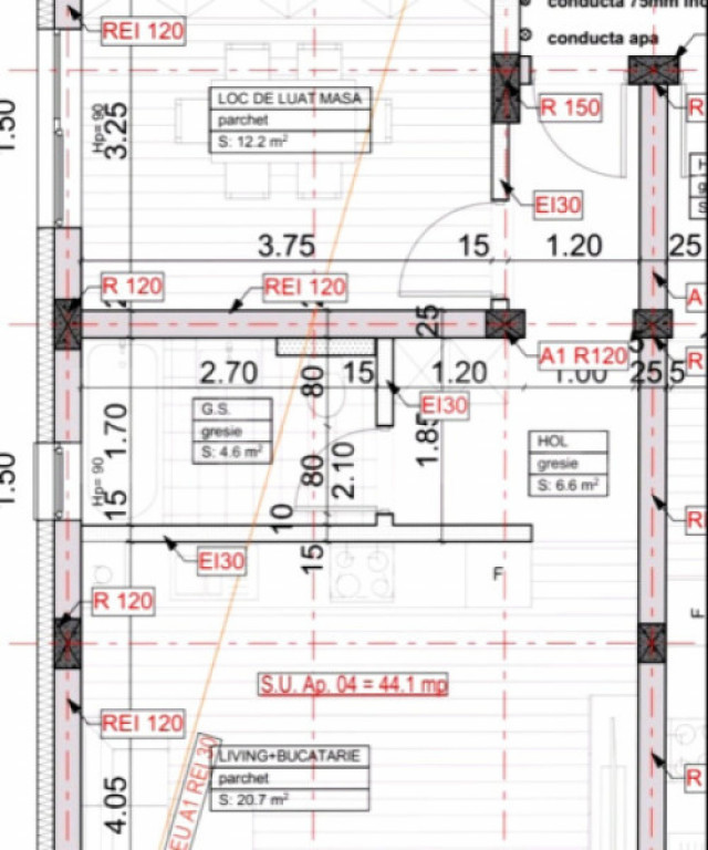 Apartament 1 camera,44 mp utili,zona Esso-10%DISC DIN AVANS