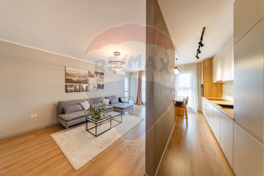 Apartament cu 2 camere, parcare și design premium