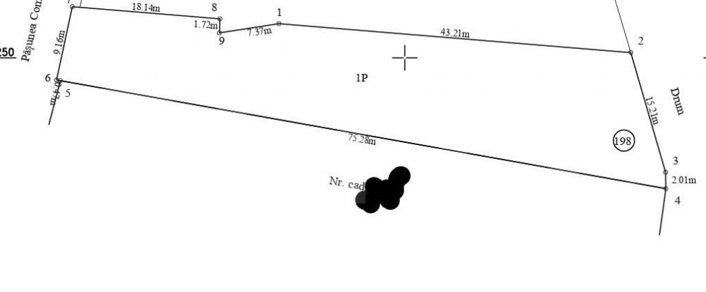 Teren de vânzare – 900 mp, ideal pentru casă sau duplex,
