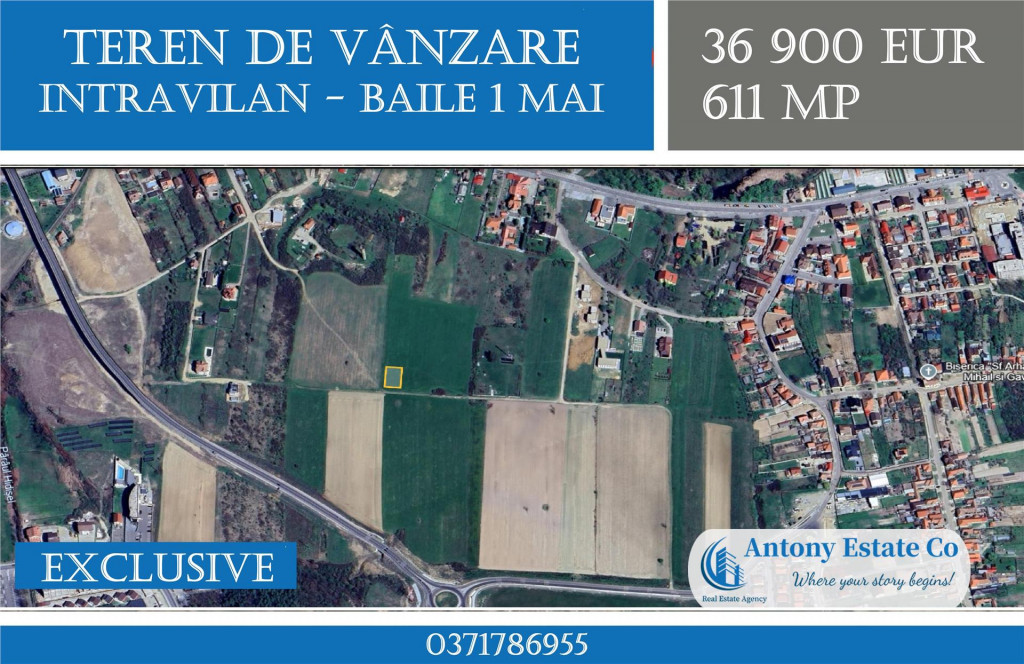 Teren intravilan de - Baile 1 Mai, Sanmartin