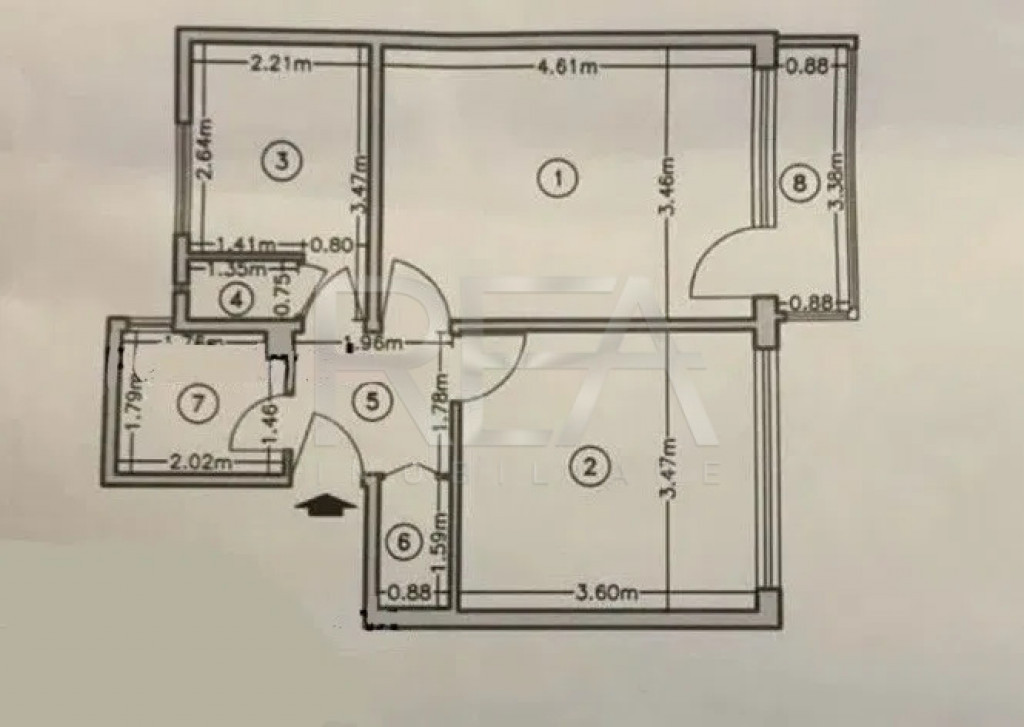 2 Camere | Decomandat | Bloc Tip P | Drumul Taberei
