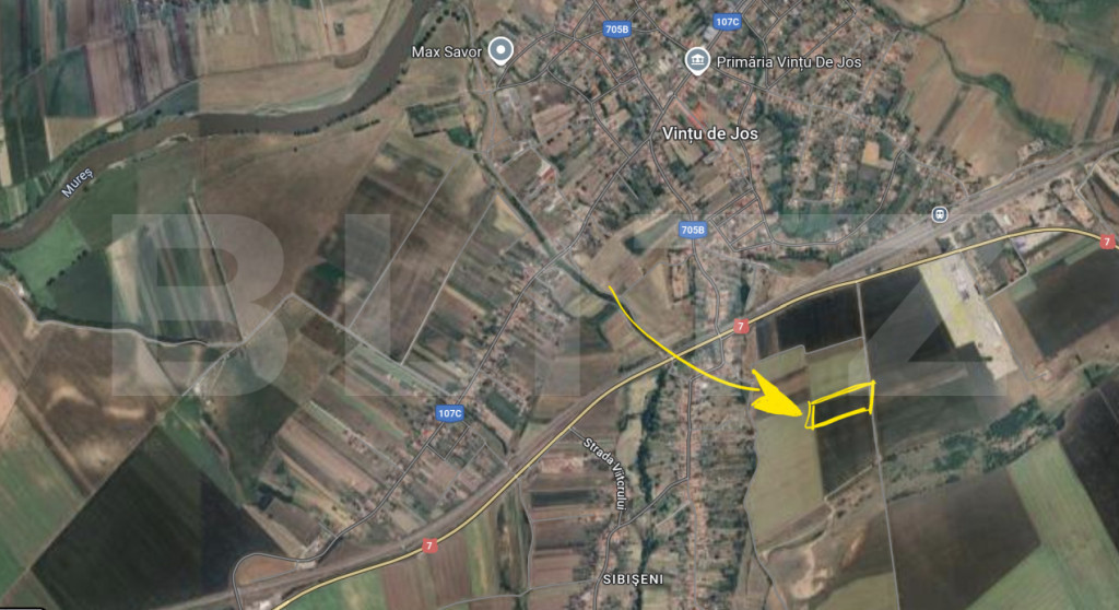 Teren intravilan 7.600 mp – ideal pentru HALĂ industrial?