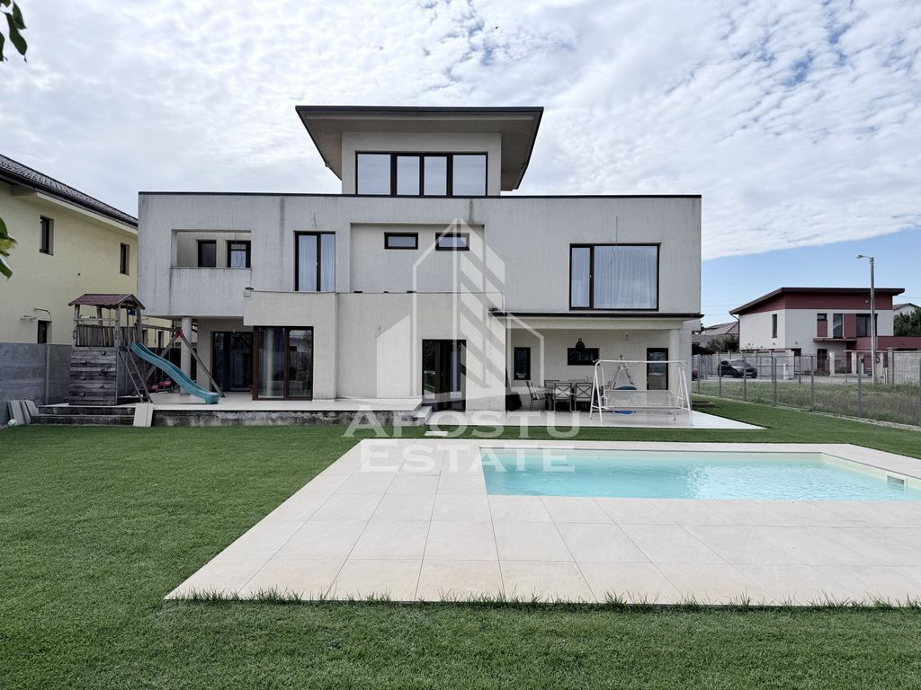 Casa moderna cu 5 camere, garaj dublu si piscina, Ciarda ...