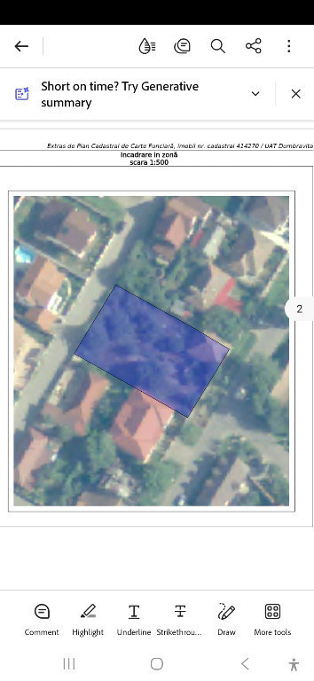 Teren 1084 mp cu doua fronturi stradale Dumbravita Timis