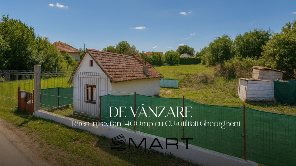 Teren intravilan 1400mp în Gheorgheni