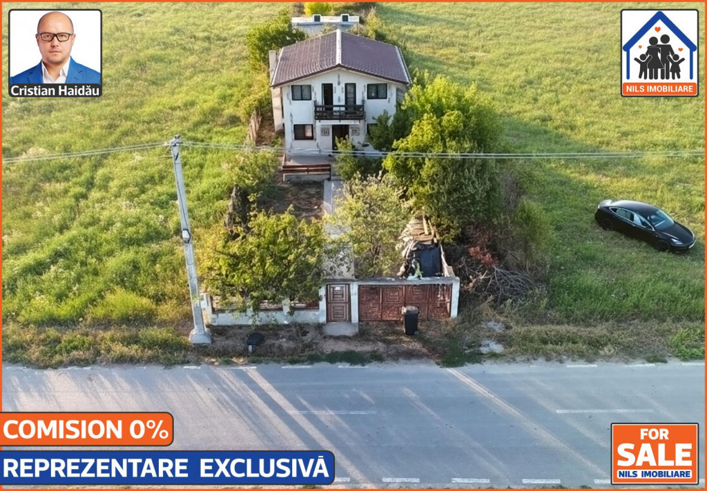 Casa 3 camere, 2 bai, 2 balc. | Teren 400mp | Vidra-Dobreni