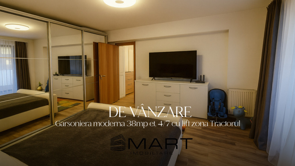 Camera de camin cu baie si bucatarie, etaj 2 - Tractorul!