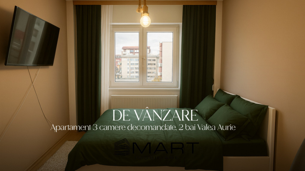 Apartament 3 camere decomandate Valea Aurie