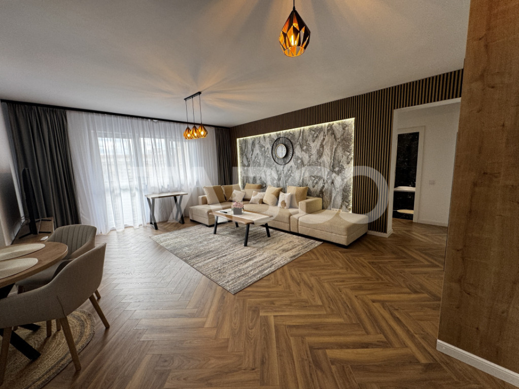 Apartament de lux cu 2 camere 60 mpu plus balcon etaj 3 Raho