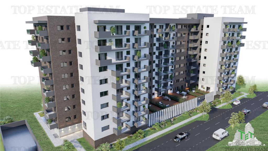 Apartament 3 camere intr-un bloc nou, modern, 71,3mp utili