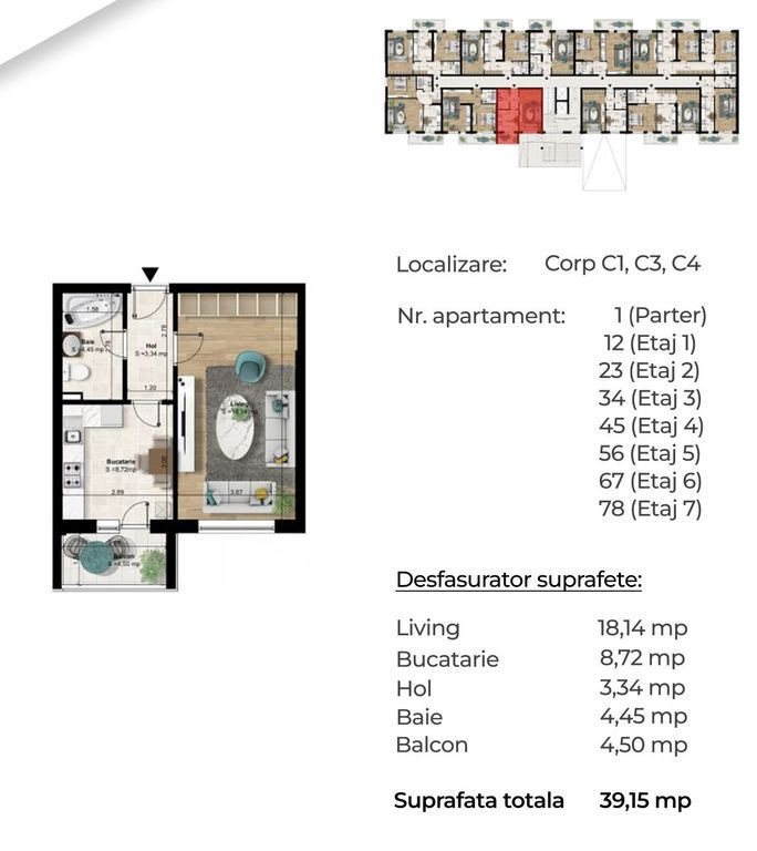 Garsoniera decomandata, frumos compartimentata/8min metro...