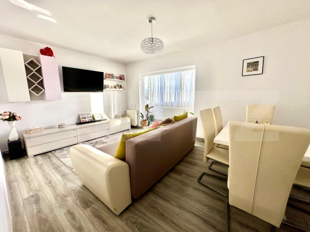 Apartament modern 3 camere recent finisat si mobilat