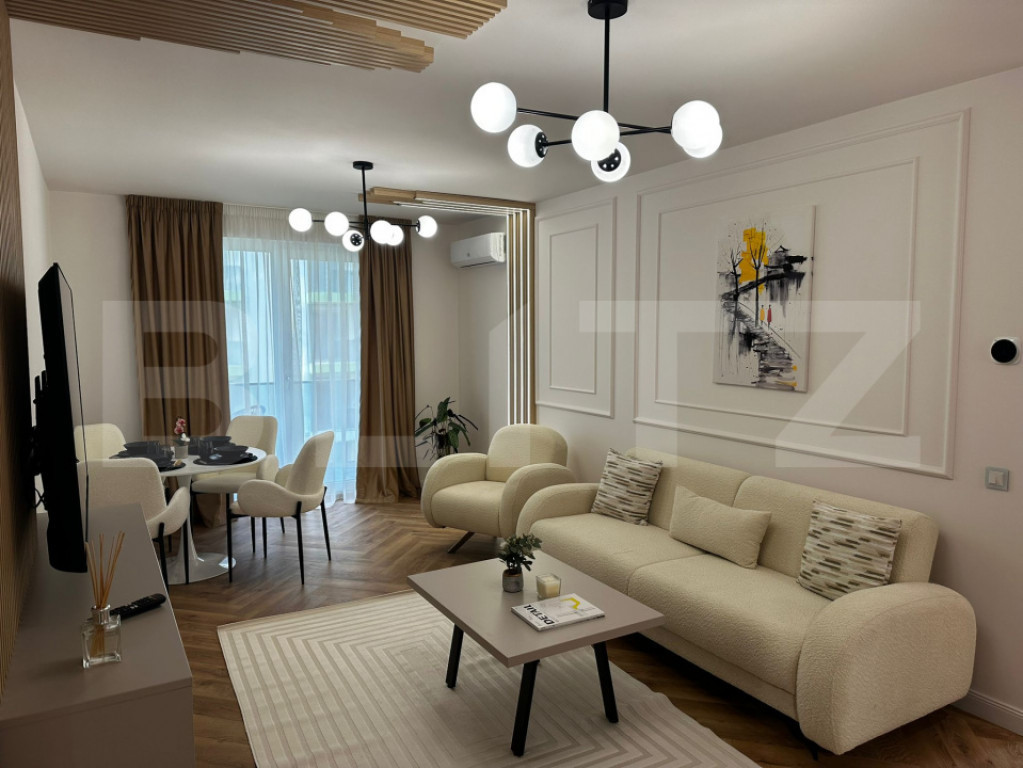 Apartament cu 2 camere, 58 mp, Mobilat LUX, Parcare, Elite C