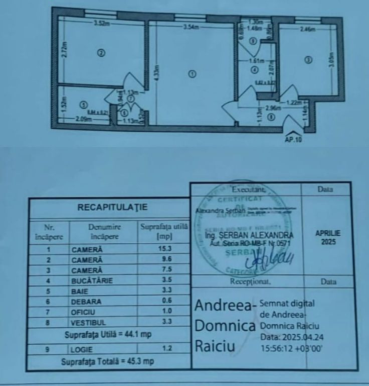 3 camere bloc reabilitat Soseaua Giurgiului / Drumul Gaza...