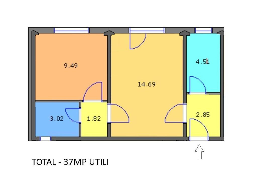 Apartament 2 camere Sector 4 Giurgiului Luica Berceni