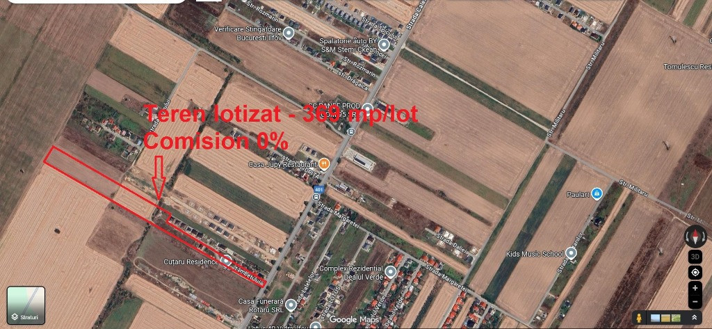 Loturi Teren Intravilan Berceni - Vidra | Localizare Excelenta