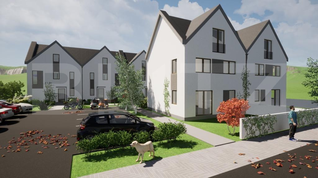 Casa tip duplex 4 camere 130mp utili, complex rezidential no