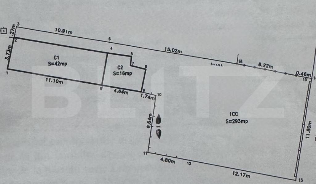 Teren intravilan 293 mp, zona Siloz/ Magheru