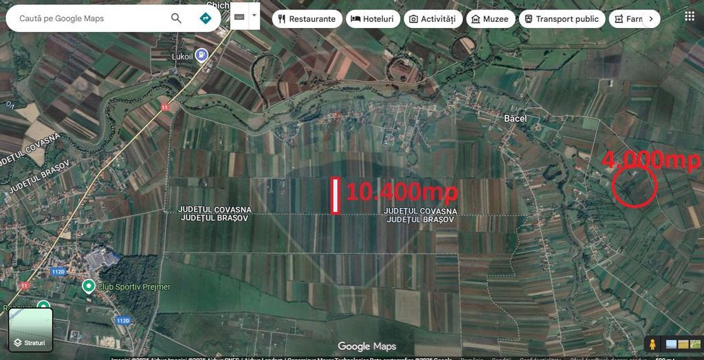 Comision 0 %! Teren extravilan 14,400 mp Bacel, Chichiș