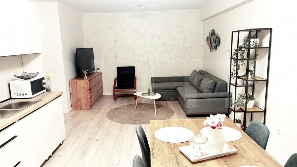 Apartament mobilat modern 2 camere, parcare, zona străzii O
