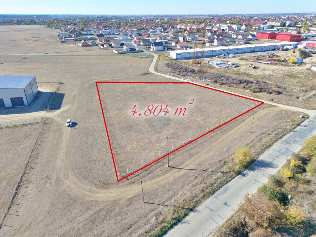 Teren 4,804mp com. Vladimirescu jud. Arad