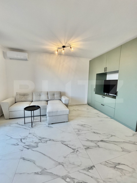 Apartament cu o camera, Etaj 2, mobilat/utilat + balcon, 1 l