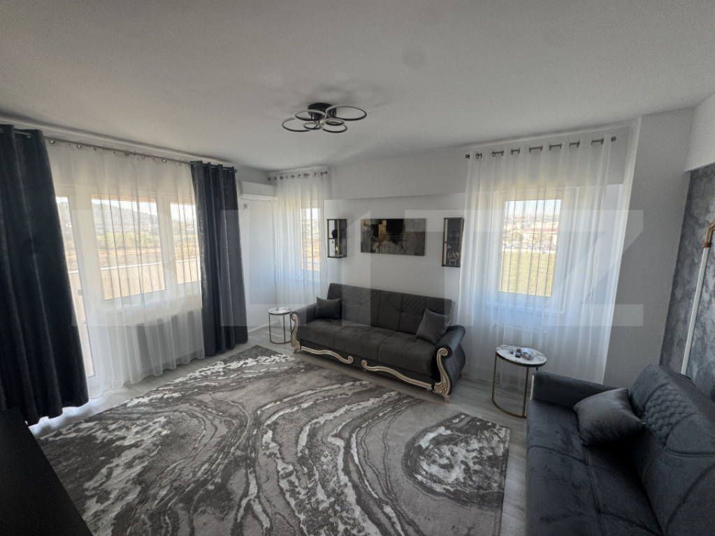 Apartament de lux cu 2 camere, terasă spațioasă și parca