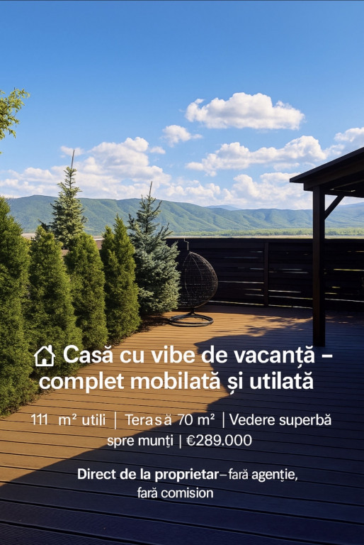 Casa ta de vis în Ghimbav - mobilată complet