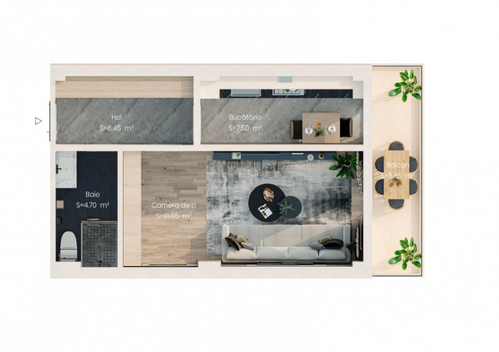 APARTAMENT 1 CAMERA, BLOC NOU, DECOMANDAT,VALEA LUPULUI,LOC