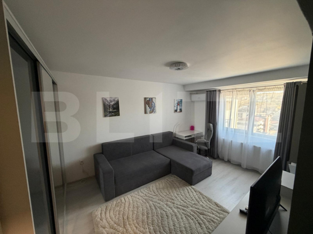 Apartament 1 camera, 35 mp, zona Visan