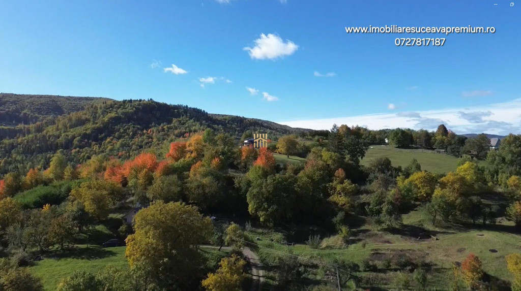 Teren intravilan 3500 mp Zona turistica Cacica Bucovina!