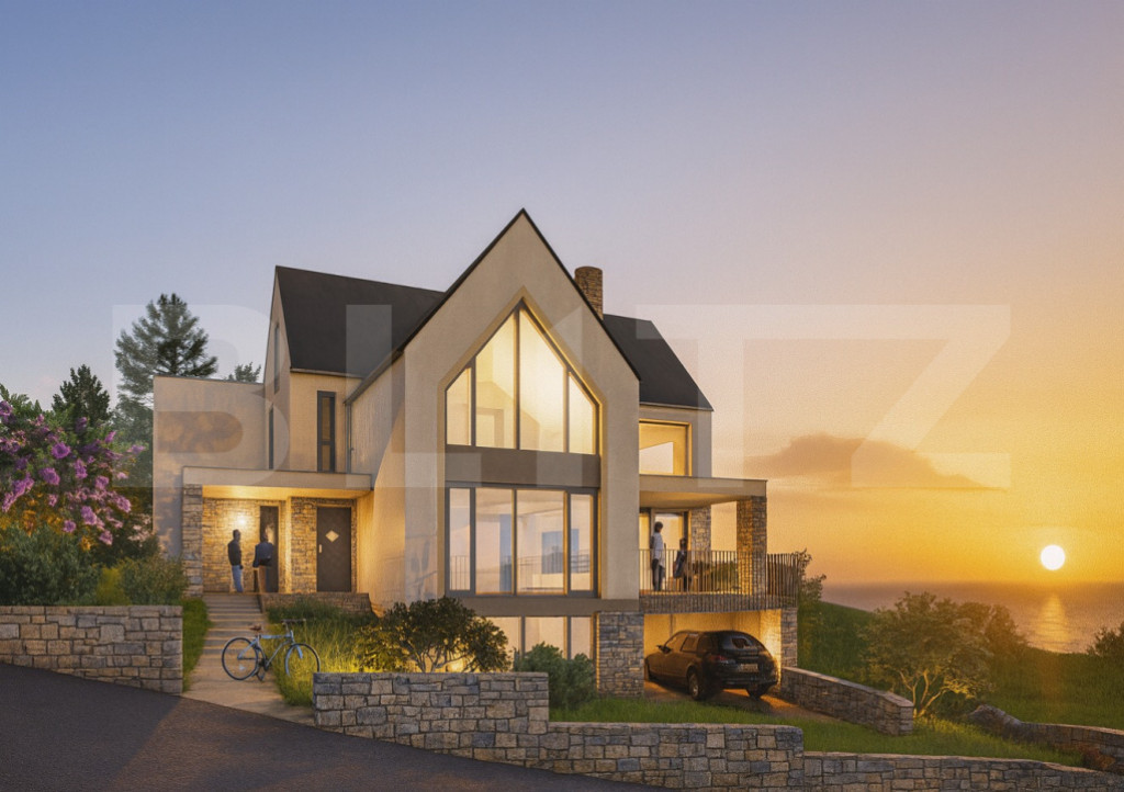 Vila 2 de lux langa Padurea Faget cu un apus de poveste