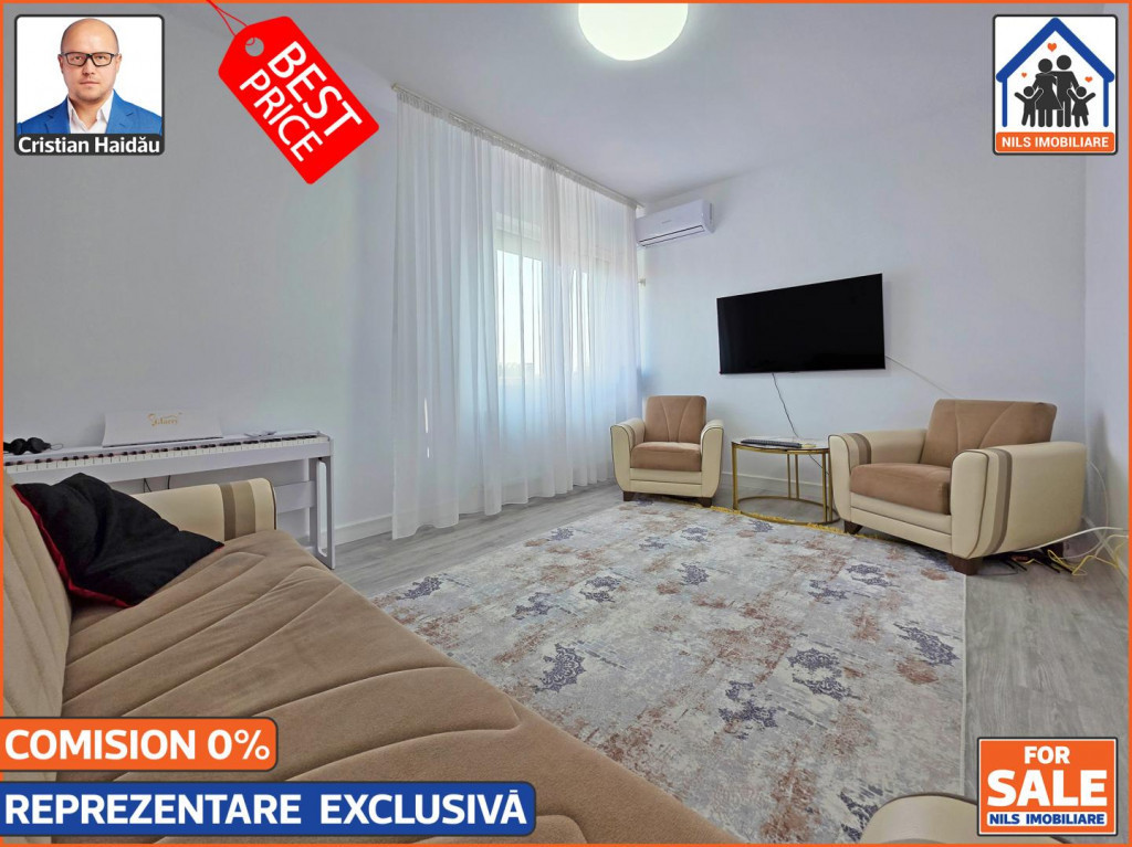 Apartament 2 cam | Renovat | Mobilat | Utilat | Parcare |S1
