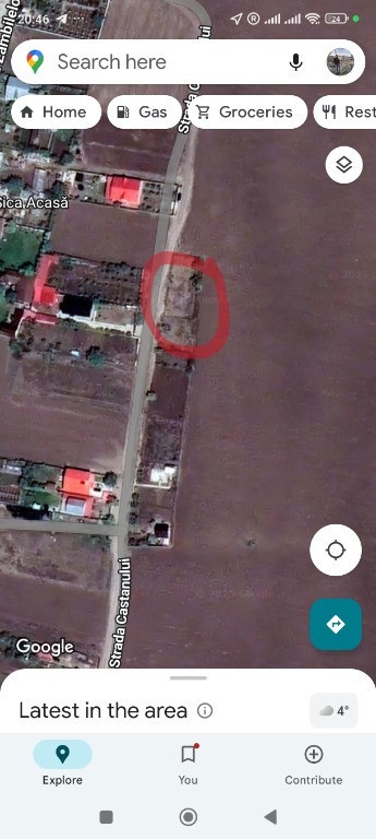 Teren de 800mp Odaia Manolache, Galati