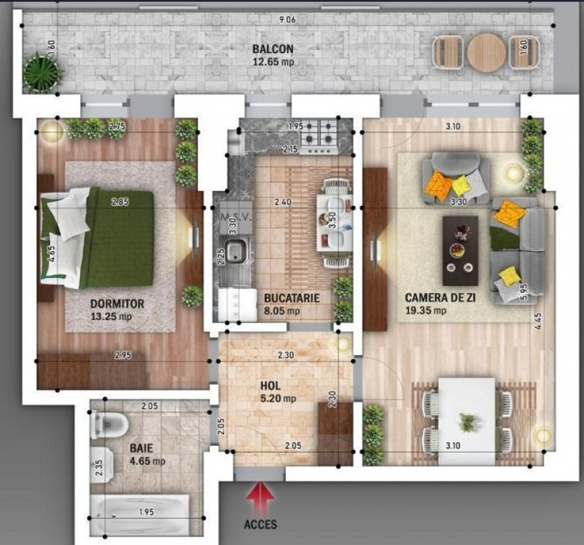 2cam.dec.lux/13min -pe jos Metrou N.Grigorescu,sector 3