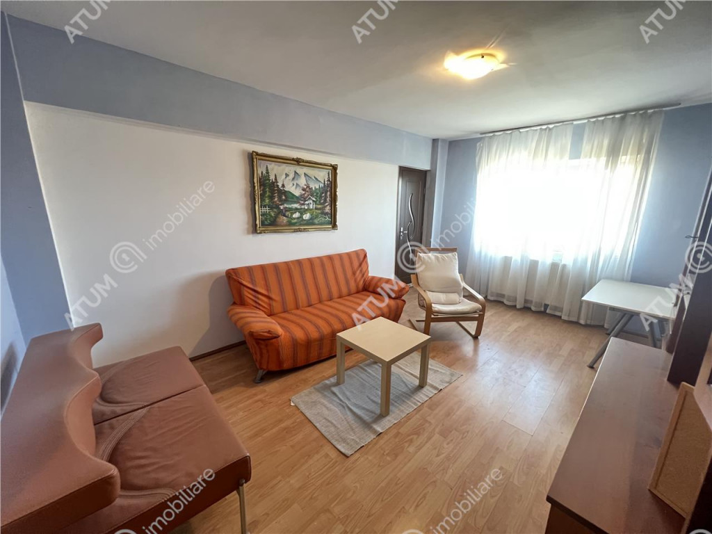 Apartament 3 camere balcon pivnita mobilat utilat zona Lazar