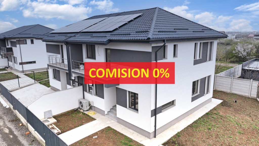 Mogosoaia | Vila P+1+Pod, 4 camere (pompa caldura +panouri f