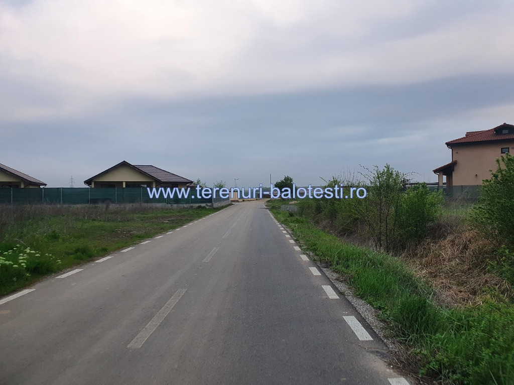 Teren Balotesti,langa case noi-50 m de asfalt 600mp