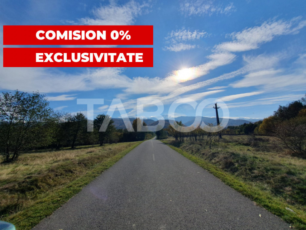 Teren in suprafata de 2990 mp cu vedere la munte zona turist