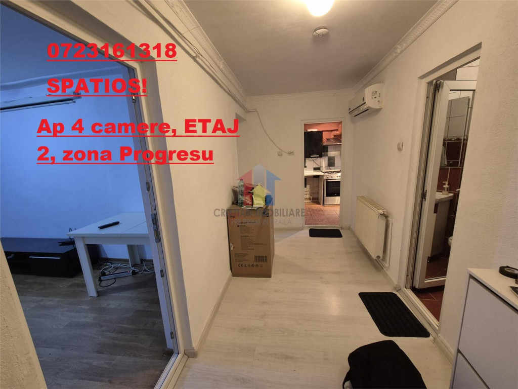 Confort 1 etaj 2 decomandat 94 mp 4 camere Progresu