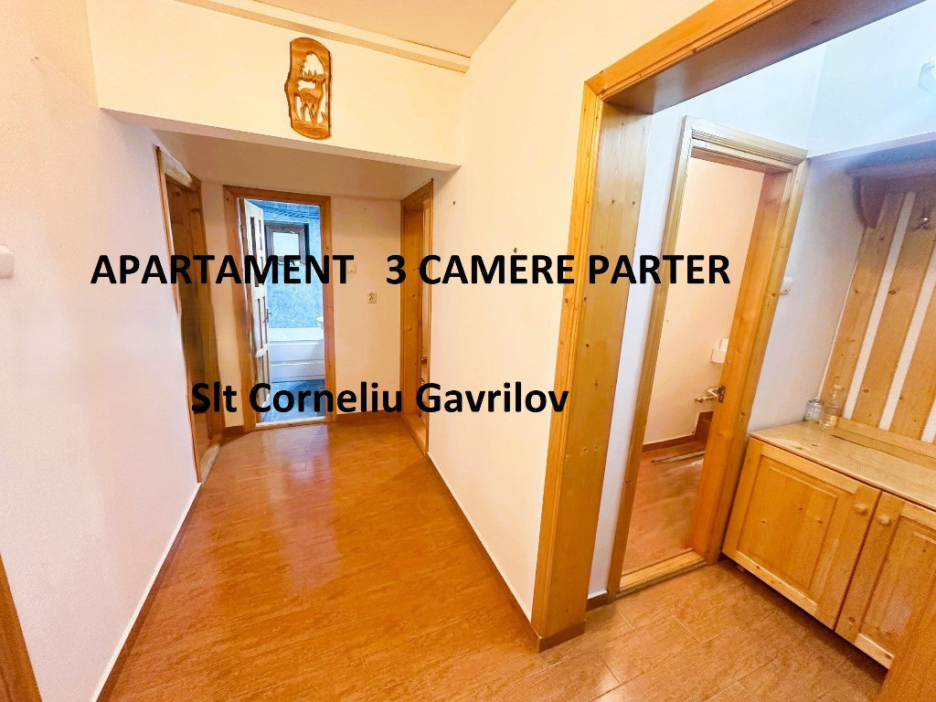 APARTAMENT 3 CAMERE - str GAVRILOV -CORNELIU -Parter