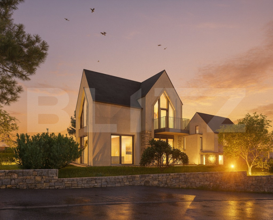 Vila 4 din proiectul SUNRISE RESIDENCE de langa padurea Fage