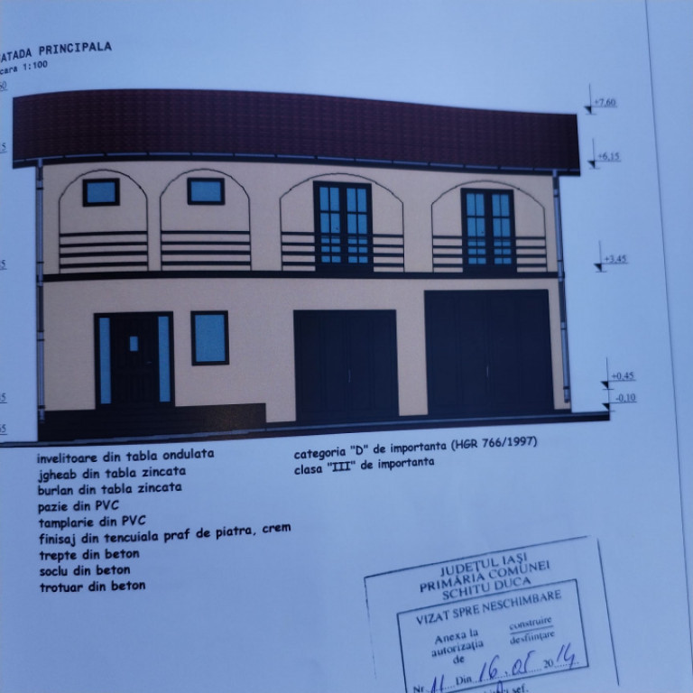 Casa in constructie D+P+1E, 198 mp. volum construit util, cu